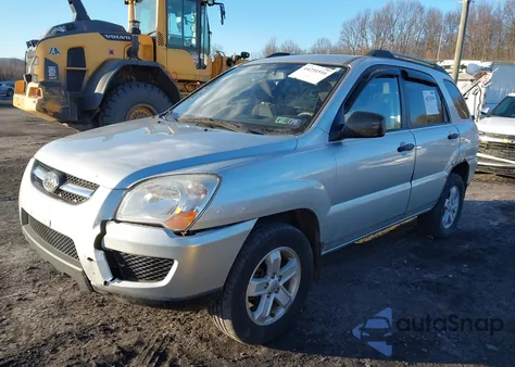 2010 Kia Sportage Lx V6 из США, поврежденный, VIN KNDKGCA30A7733883